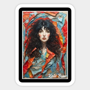 Kate Bush // Paper Art Sticker